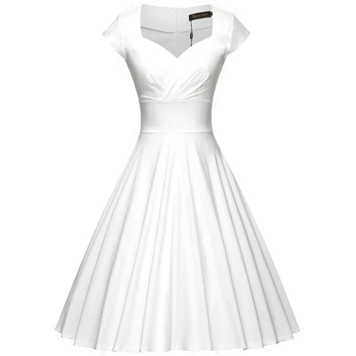 GownTown Womens Dresses Party Dresses 1950s Vintage Dresses Swing Stretchy Dresses