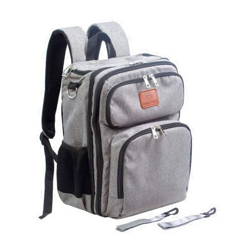 Benny Bradley's 3-In-1 Diaper Bag Backpack with Stroller Straps - Multifunctional Backpack for Mommy and Daddy, Stroller Organizer/Cup Holder and Travel Cooler Bag - Large Capacity, Waterproof