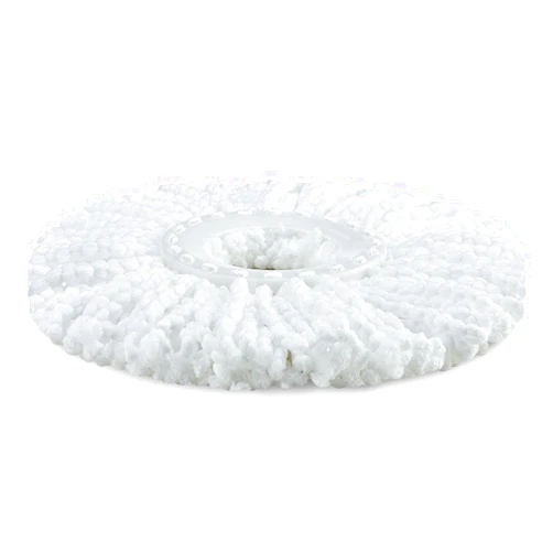 Generic Spin Mop Head Replacement Head Spin Suction Mop Head Mop Replacement Head for TOPOTO Microfiber Spin Mop Refills Easy Cleaning Round Shape