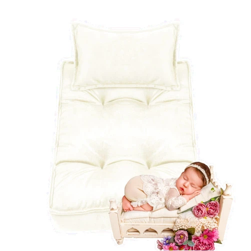 KHC-KHF Newborn Photography Mattress Props Baby Photograph Pillow Photography Accessories Baby Photoshoot Props Bed Mattress Photography Bed Mat