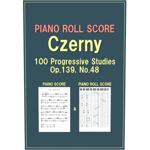 By Ryoichi Ishii (Author) Format: Kindle Edition PIANO ROLL SCORE Czerny 100 Progressive Studies Op.139 No.48