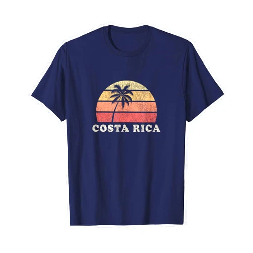 Costa Rica T-Shirts & Tees Costa Rica Vintage 70s Retro Throwback Design T-Shirt