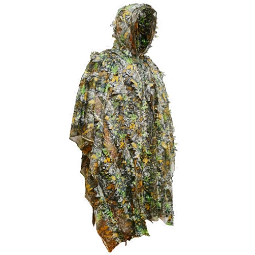 SCYLFEHDP ghillie suit, gilly suits for men, hunting suit, 3D leafy camo suit, hooded cape hunting suit, camouflage suit, bird watching, jungle hunting, Halloween party, camping, theme decoration.
