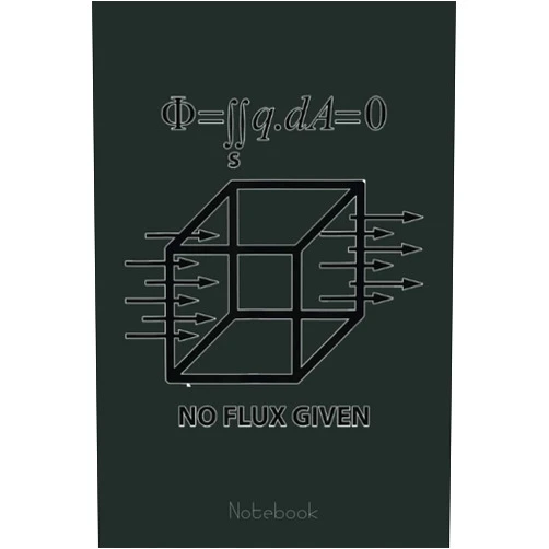 By Nicole Watson (Author) Funny Math Science Electrical Engineer Gauss Law Flux Humor Graph Notebook: Graph Paper Notebook, Grid Paper for Math and Science Students, Quad Ruled 4x4 (110 Pages, 6x9)