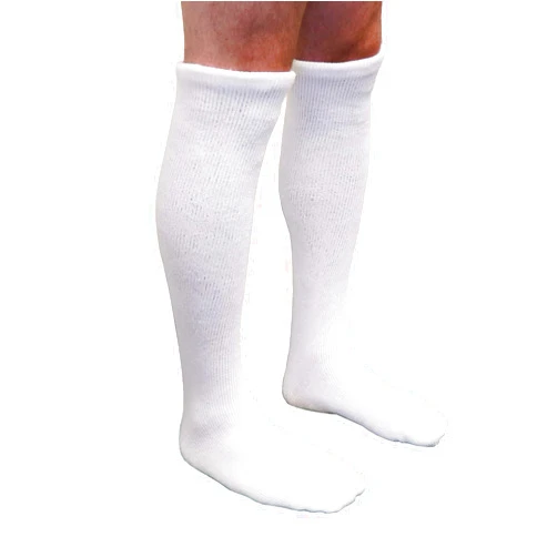 HealthStar Replacement Sock Liner for Orthopedic Walking Boots - Pack of 2 Socks | Medical Tube Socks to wear Under Air Cam Walkers and Fracture Boot Casts (2 Socks)
