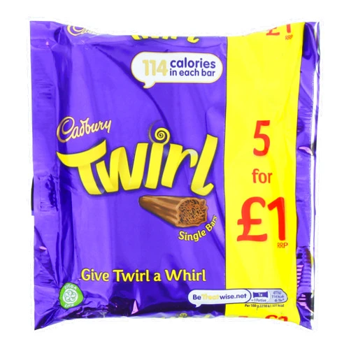 Cadbury's 5pk Twirl (108g)