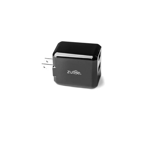 ZutBe Dual Port USB-A Foldable 30W, 2.4A Fast Foldable Plug, 1 Quick Charge QC 3.0 Wall Charger Compatible with iPhone 14 13 12 SE 11 X 8 7 & iPad Samsung Galaxy [Be Charitable, Durable, Confident]