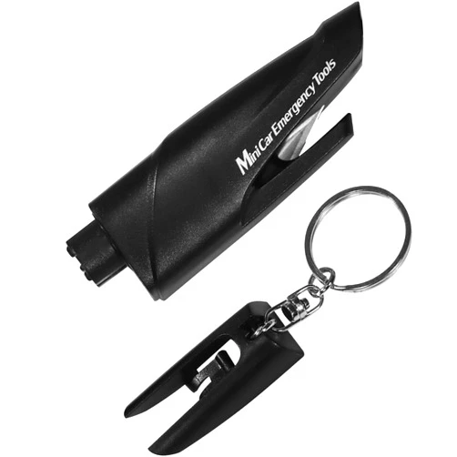 DIVSEA 3-in-1 Car Safety Hammer, Seat Belt Cutter & Car Window Break Tool Auto Accident Life-Saving Rescue Tool (Black)