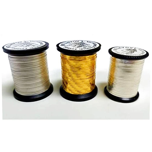 Lagartun Varnished Metallic Flat Embossed Tinsel