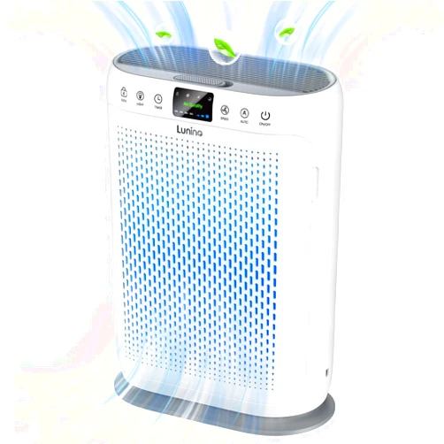 LUNINO Air Purifiers for Home Large Room up to 1740sq.ft, LUNINO H13 HEPA Air Filter with PM 2.5 Display Air Quality Sensors, Aromatherapy Function, Air Cleaner for Dust, Smoke, Dander, Pets Hair, Pollen