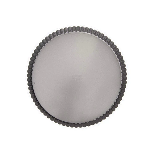 Chicago Mettalic Non-Stick Quiche/Tarte Pan, 11-Inch, Gray