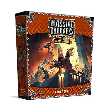 CMON Massive Darkness 2 Gates of Hell Enemy Box Expansion | Tabletop Miniatures Game | Cooperative Strategy Game for Adults and Teens | Ages 14+ | 1-6 Players | Average Playtime 60 Minutes | Made by CMON