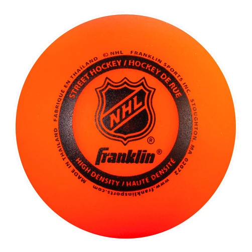 Franklin Sports NHL Street Hockey Balls - No Bounce Outdoor Street + Roller Hockey Balls - Official Size for Youth + Adult Street Hockey - Assorted Colors - 1, 2, 3, and 15 Bulk Packs