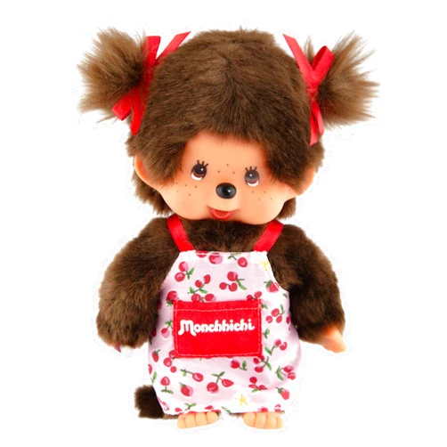 Sekiguchi Monchhichi - Girl Flower Apron Plush Doll