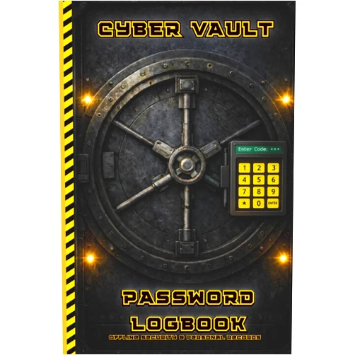 By JCliff Studios (Author) Cyber Vault Password Logbook: A Complete Offline System for Access, Recovery & Personal Records: Organise Accounts, Devices, Subscriptions & Critical Information, A Great Gift for Tech Fans
