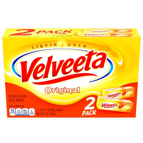 Velveeta Original Cheese (32 Ounce, 2 Count) (2 Pack)