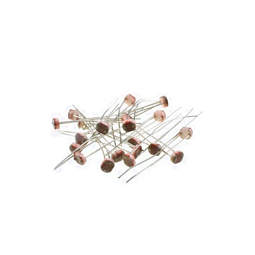 Suguenha Hao Pro Light Sensitive Resistor GL5539 Photo Light Sensitive Dependent Resistor Optoresistor Dusk on Dawn Off Allow Electricity Flow Long Pins Easy Install for Garden Solar Lights Bird Clock 20PCS