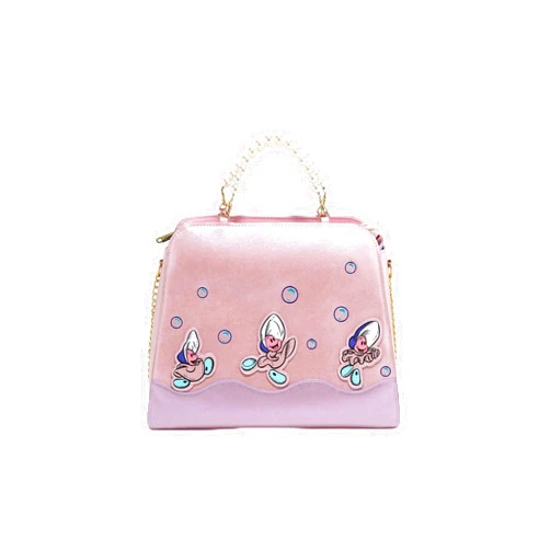 BoxLunch Loungefly Disney Alice in Wonderland Oyster Pearlescent Crossbody Bag
