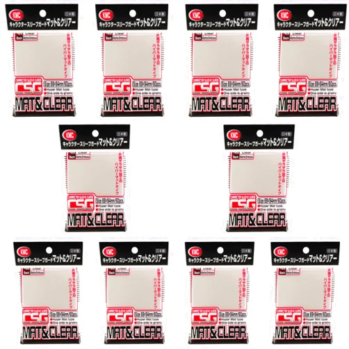 KMC Sleeves KMC Character Guard Mat and Clear Standard Oversized Card Sleeves [10 Packs]