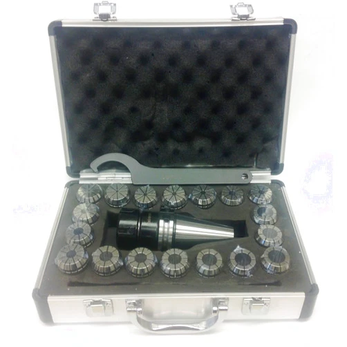 HHIP 3900-4032 ER-32 V-Flange Spring Collet Chuck Set, CAT 40