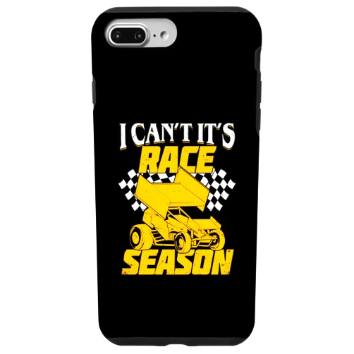Dirt Track Racing Winged Sprint Car Apparel iPhone 7 Plus/8 Plus Dirt Track Racing Design for a Winged Sprint Car Driver Case