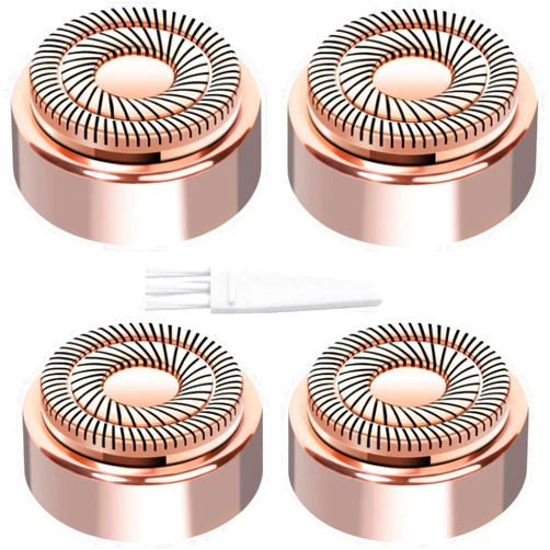 BECHY Women Facial Hair Remover Replacement Heads Gen 2 for Finishing Touch Flawless,Double Halo Face Razor Replacement Heads for Flawless Painless Face Hair Remover Tool