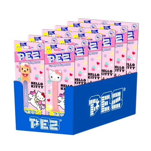 PEZ Candy Assortment Hello Kitty 0.87 Pack , 10.44 Ounce, (Pack of 12)