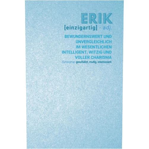 German Edition by Erik Publishing (Author) Erik (einzigartig) bewundernswert: Notizbuch inkl. To Do Liste | Das perfekte Geschenk | personalisiert mit dem Namen Erik | Geschenkidee | Geschenke | Name (German Edition)