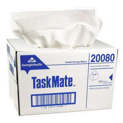 Georgia-Pacific Brawny Professional D400 Disposable Cleaning Towel by GP PRO (Georgia-Pacific), 20080/03, White, 152 Towels Per Box