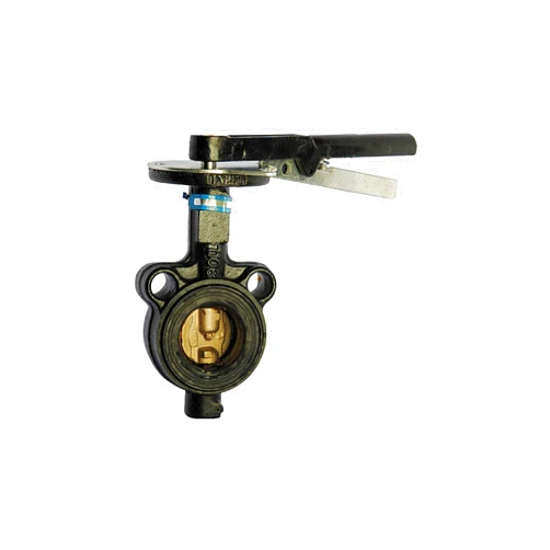 Milwaukee Butterfly Valve, Wafer, Pipe Size 4 In