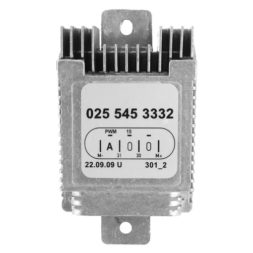 QWUUYEC Cooling Fan Control Module Unit, Replacement Part for Cars, Durable Stainless Steel - Restores Fan Operation, Easy Plug and Play Installation
