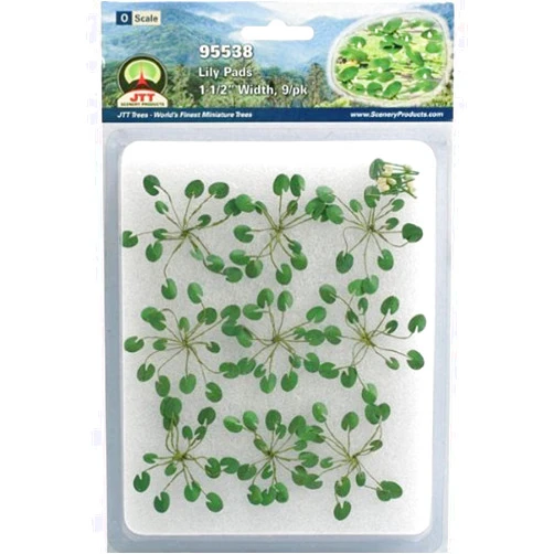 JTT Scenery Products Gardening Plants Lily Pads O Scale Hobby Train Sceneries