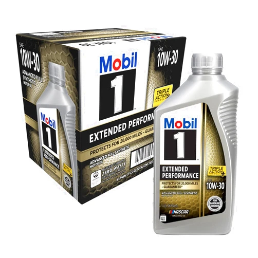 Mobil 1 Extended Performance Full Synthetic Motor Oil 10W-30, 1 Quart (6-pack)
