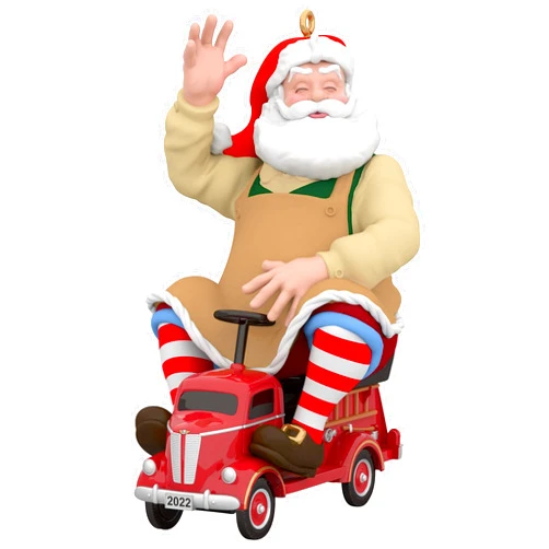 Hallmark Keepsake Christmas Ornament 2022 Year-Dated, Santa with Toys