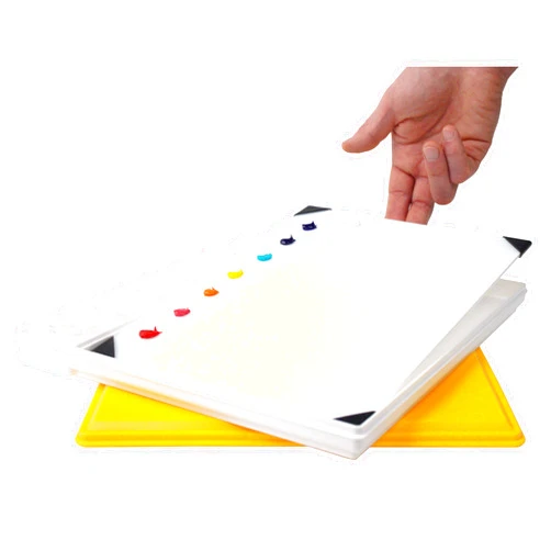 New Wave POSH Glass Artist Palette & Masterson Sta-Wet Painter’s Pal 9