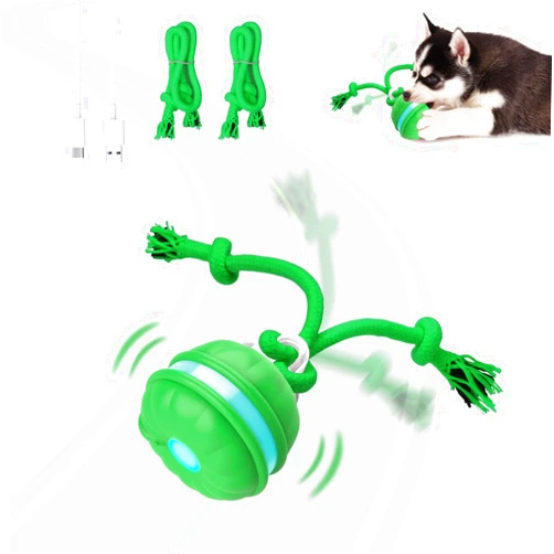Sofolor Interactive Dog Toys, Motion Activated Automatic Rolling Ball Toys, Wicked Ball, Squeaky Dog Toy for Small Dogs/Puppy…