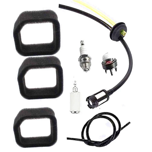 BEIYIPARTS 5687301 Air Filter Fuel Line Assembly Primer Bulb for Ryobi Trimmer RY251PH RY254BC RY25AXB RY30020 RY30020A Ryobi Blower BM254BV RY08510 RY08544 RY08548 RY08570 Ryobi Cultivator RY60511A