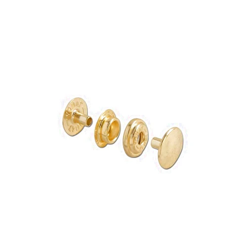 Tandy Leather Line 24 Snaps Brass Plate 10/pk 1263-01