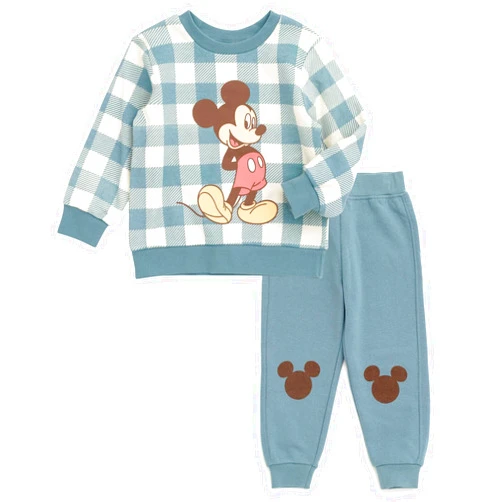 Disney Lion King Mickey Mouse Winnie the Pooh Toy Story Fleece Sweatshirt and Pants Outfit Set Newborn to Big Kid Sizes
