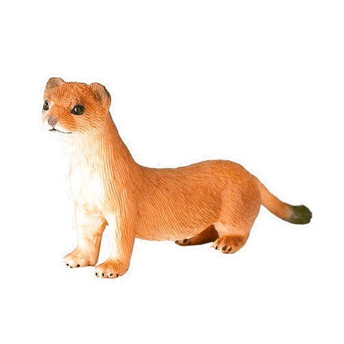 MOJO Stoat Ferret Realistic International Wildlife Hand Painted Toy Figurine