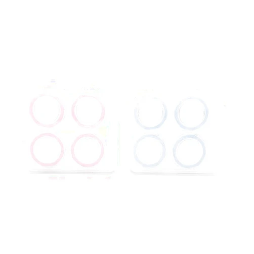 Othirls 4 Pack Contact Lens Case, Clear Bulk Organizer Large Size Cases for Travel & Home Vision Care Kit with Tweezers