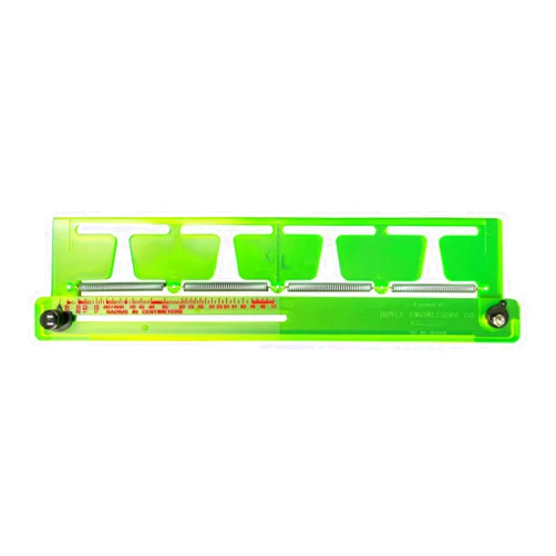 ALVIN Hoyle Products AAR M ACU-ARC Adjustable Ruler, Metric/Centimeters Measurements, 17 To 500 cm Curves and Radius