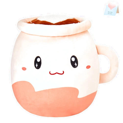 CozyWorld 12-Inch Coffee Mug Coffee Plush Pillow - Medium Sized Ultrasoft Stuffed Plush Toy Coffee Plushies Funny Drink Food Plush Birthday Gifts for Boy Girls Home Decor