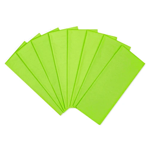 Papyrus 8 Sheets 20 in. x 26 in. Lime Green Tissue Paper for Graduation, Birthdays and All Occasions
