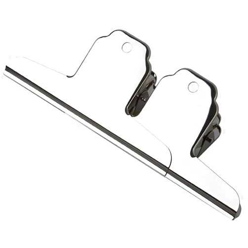 TOMYEER Extra Large Bulldog Clips Silver Metal Clips Paper Clamps Holder for Drawing Board Clipboard,145mm,Pack of 4