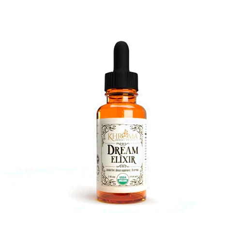Khroma Herbal Products Dream Elixir - Organic Dream Enhancer - 30 Servings - 2 Fl Oz Liquid Dietary Supplement - by Khroma Herbal Products - Lucid Dreaming