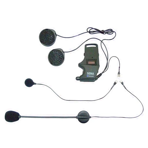 Sena SMH-A0302 Helmet Clamp Kit with Boom and Wired Microphones for SMH10 Bluetooth Headset , Black