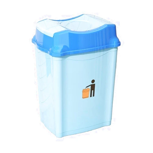 YUJUNDZSW Outdoor Garbage Can 6/12/20/30/50/80L Plastic Swing-Top Trash Can, Removable Kitchen Bathroom Garbage Can with Swing Lid for Indoor, Outdoor and Commercial Use Large Trash Can (Size : 50L,