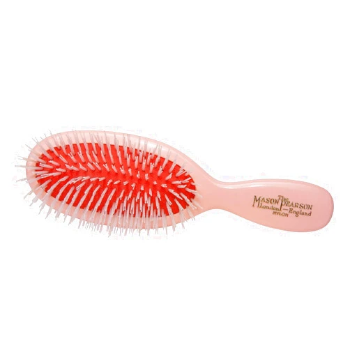 Mason Pearson Pocket All Nylon Hair Brush Pink