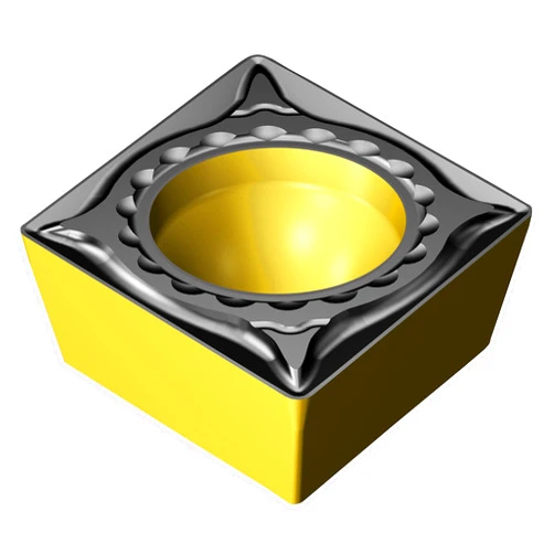 Sandvik Coromant, CPMT 2(1.5)2-PM 4315, CoroTurn 111 Insert for Turning, Carbide, Diamond 80°, Neutral Cut, 4315 Grade, Ti(C,N)+Al2O3+TiN, Inveio™ Coating Technology (Pack of 10)